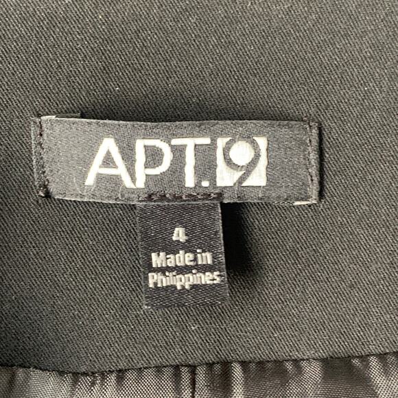 Apt. 9 Black Blazer Jacket Button Closure Size 4 - Picture 10 of 13